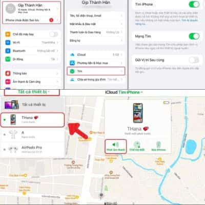 Cách định vị số điện thoại 